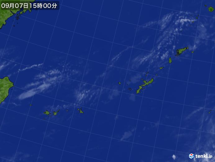 実況天気図(2020年09月07日)