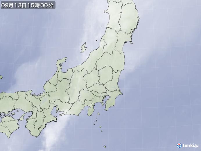 実況天気図(2020年09月13日)