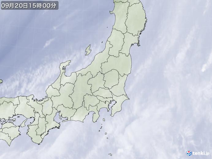 実況天気図(2020年09月20日)