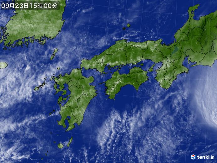 実況天気図(2020年09月23日)