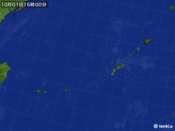 実況天気図(2020年10月01日)