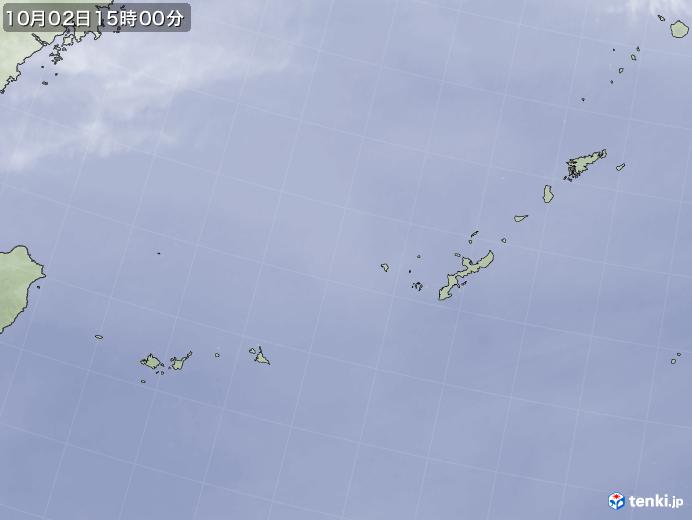 実況天気図(2020年10月02日)