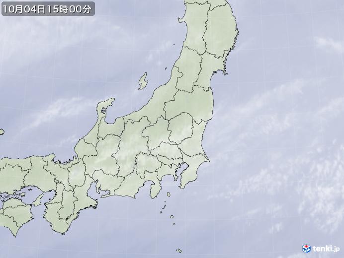 実況天気図(2020年10月04日)