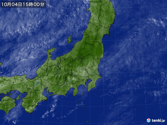 実況天気図(2020年10月04日)