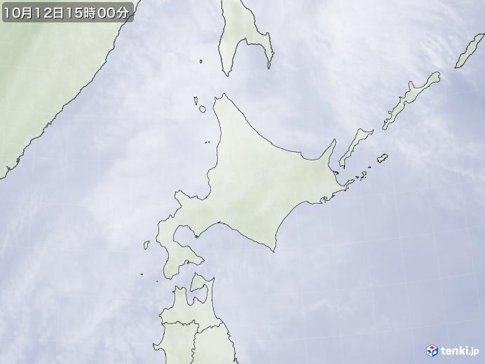 実況天気図(2020年10月12日)