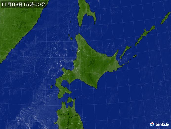 実況天気図(2020年11月03日)