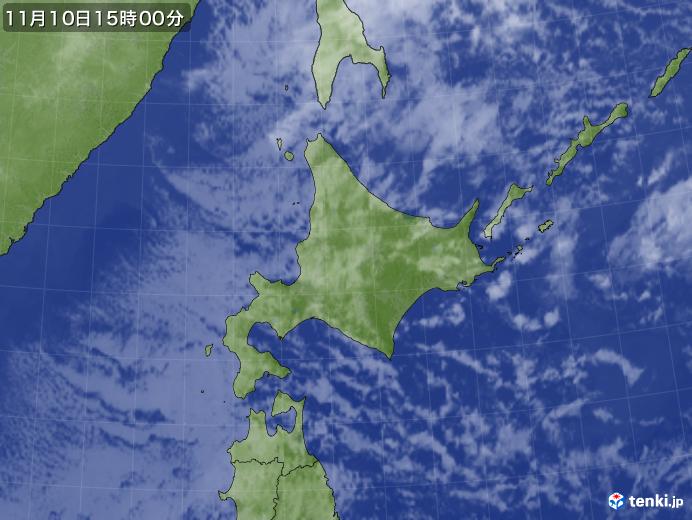 実況天気図(2020年11月10日)