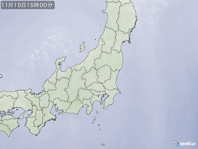実況天気図(2020年11月15日)