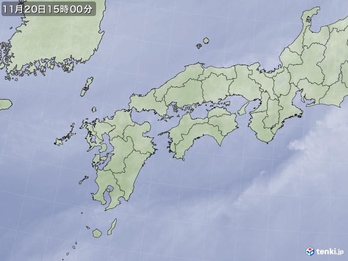 実況天気図(2020年11月20日)