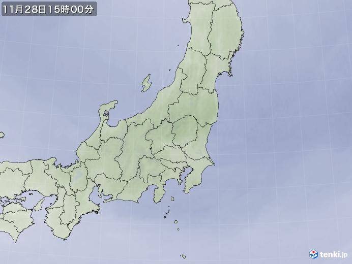 実況天気図(2020年11月28日)