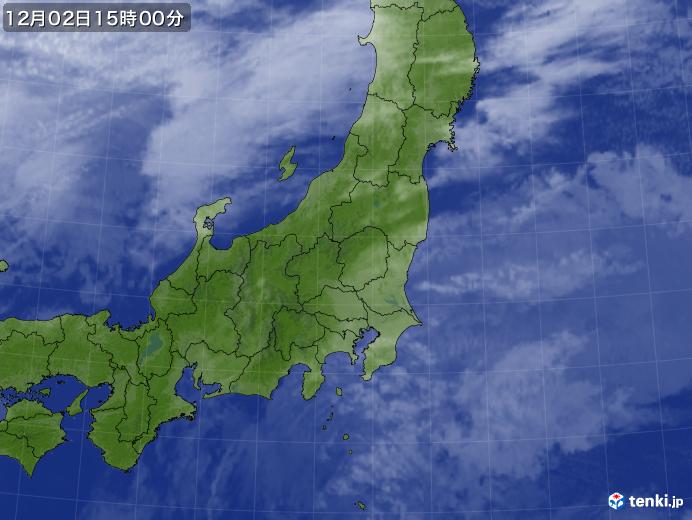 実況天気図(2020年12月02日)