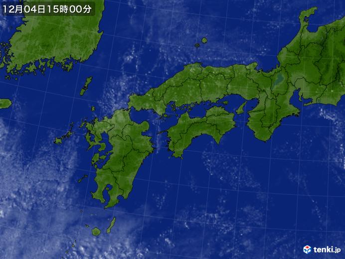 実況天気図(2020年12月04日)