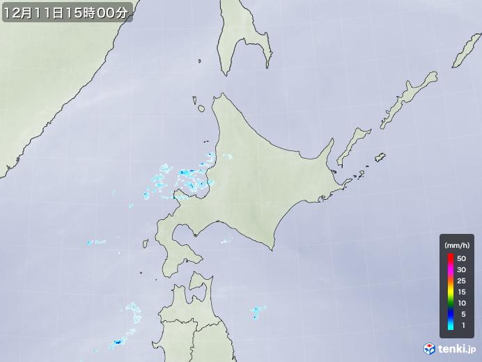 実況天気図(2020年12月11日)
