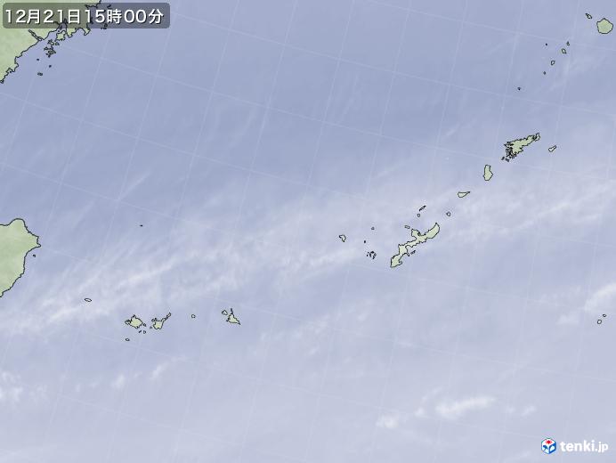 実況天気図(2020年12月21日)