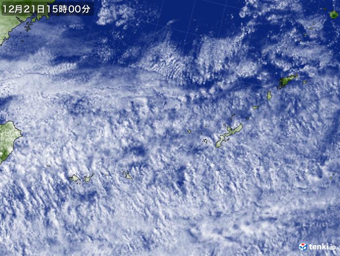 実況天気図(2020年12月21日)