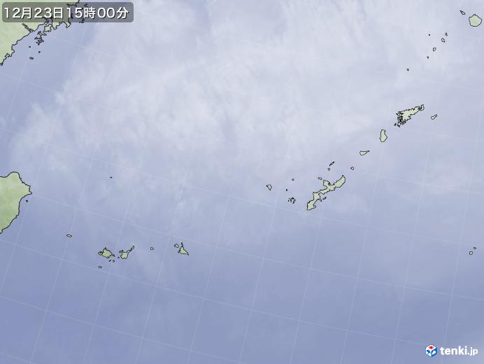 実況天気図(2020年12月23日)