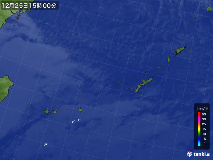 実況天気図(2020年12月25日)