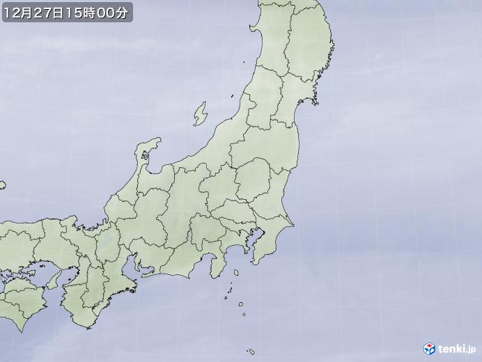 実況天気図(2020年12月27日)