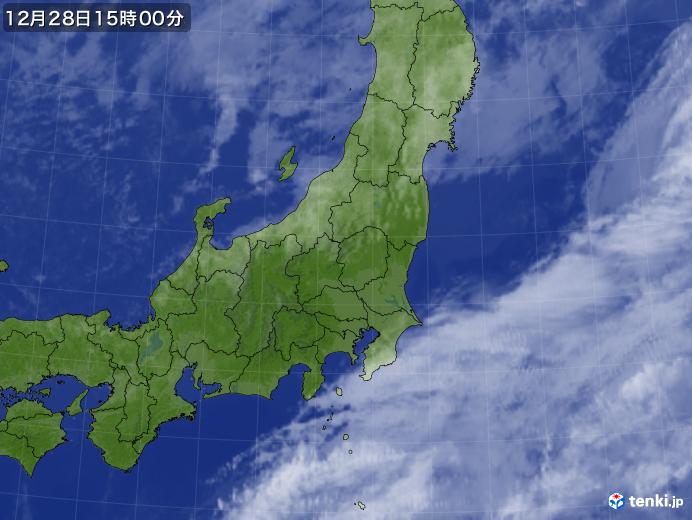 実況天気図(2020年12月28日)