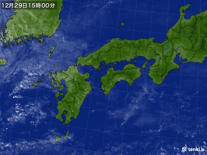 実況天気図(2020年12月29日)