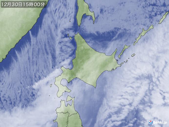 実況天気図(2020年12月30日)