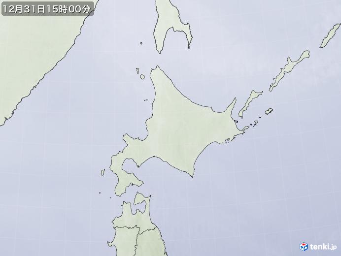 実況天気図(2020年12月31日)