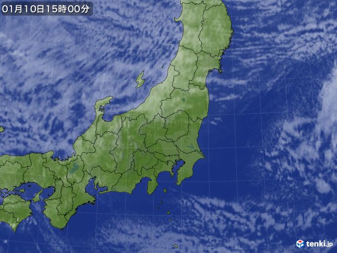 実況天気図(2021年01月10日)