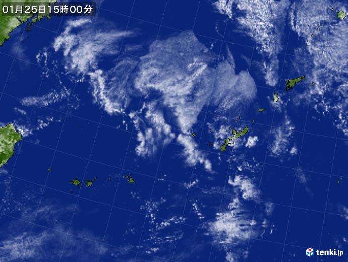 実況天気図(2021年01月25日)