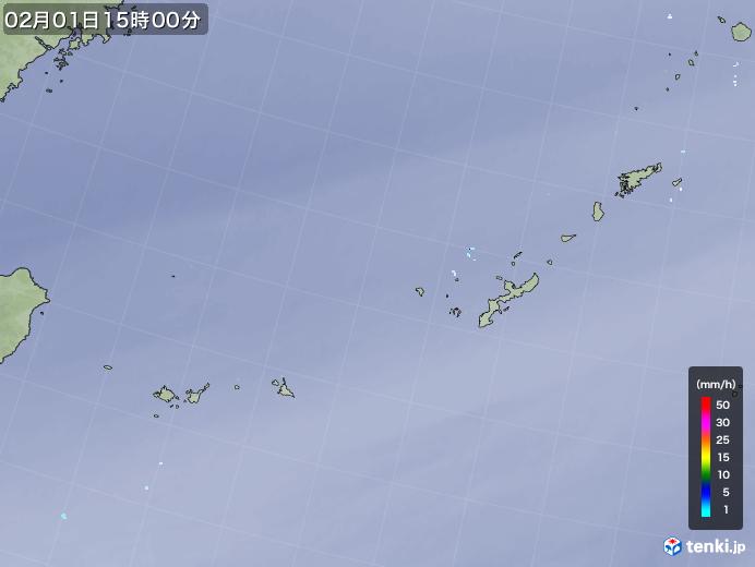 実況天気図(2021年02月01日)