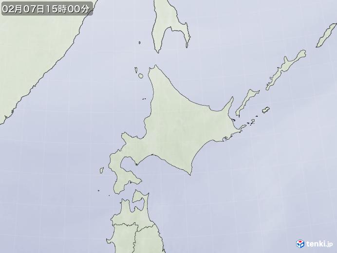 実況天気図(2021年02月07日)
