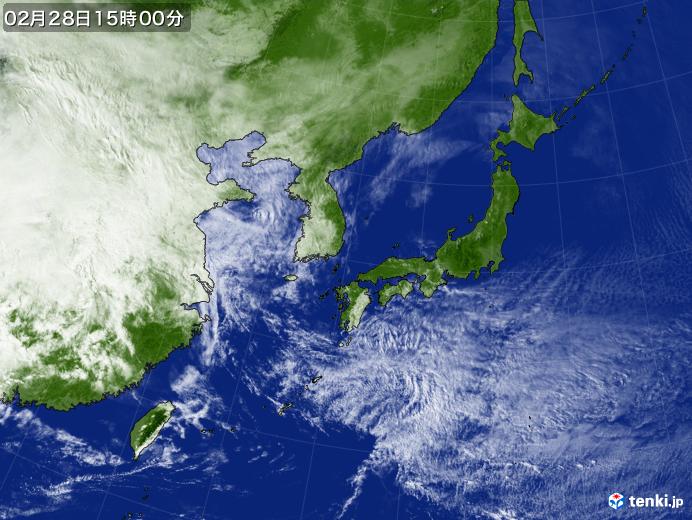 過去の気象衛星 日本付近 21年02月28日 日本気象協会 Tenki Jp 過去の気象衛星 日本付近 21年02月28日 日本気象協会 Tenki Jp