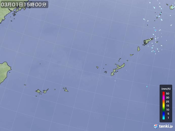 実況天気図(2021年03月01日)