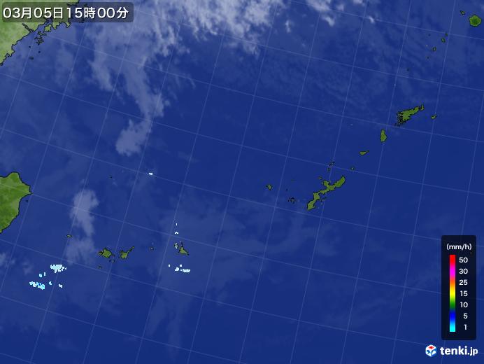 実況天気図(2021年03月05日)