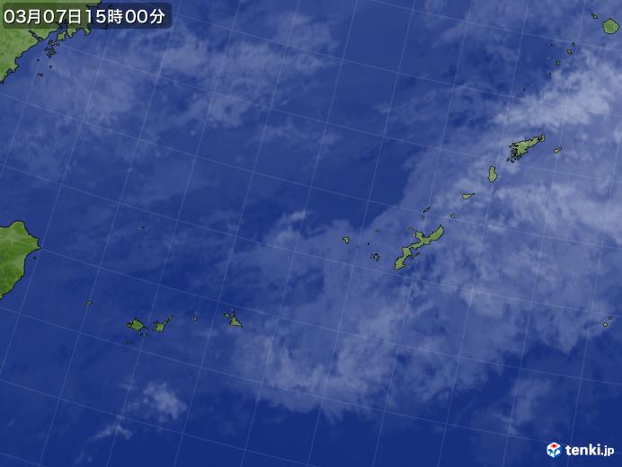 実況天気図(2021年03月07日)