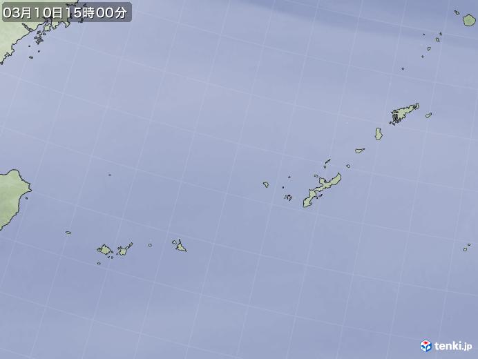 実況天気図(2021年03月10日)