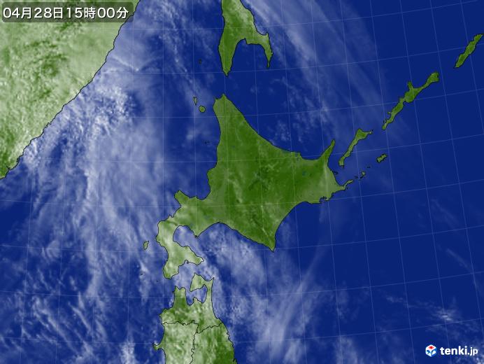 実況天気図(2021年04月28日)