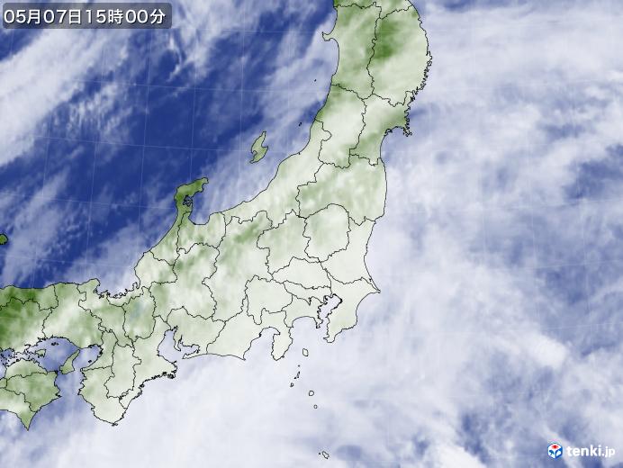 実況天気図(2021年05月07日)