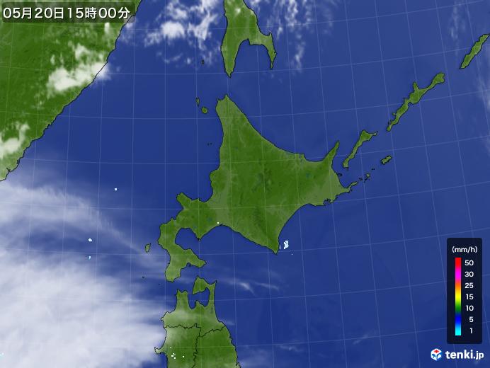 実況天気図(2021年05月20日)