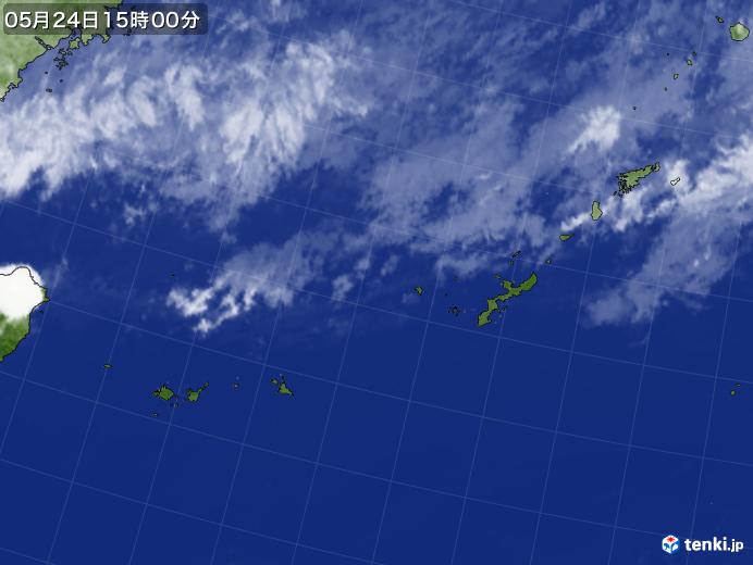実況天気図(2021年05月24日)