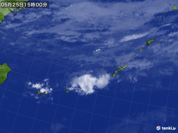 実況天気図(2021年05月25日)
