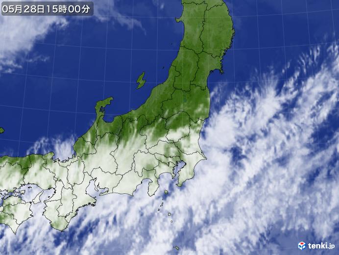 実況天気図(2021年05月28日)