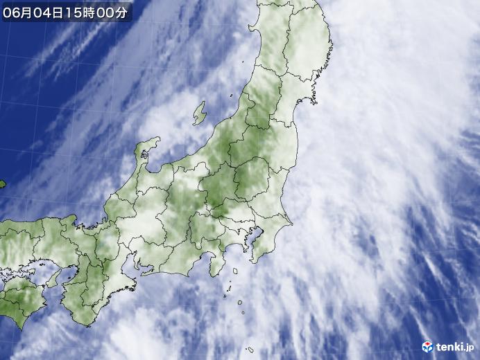 実況天気図(2021年06月04日)