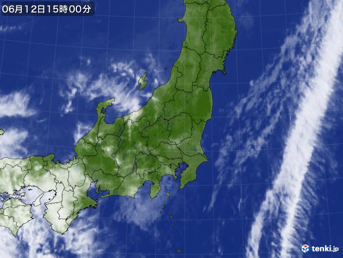 実況天気図(2021年06月12日)