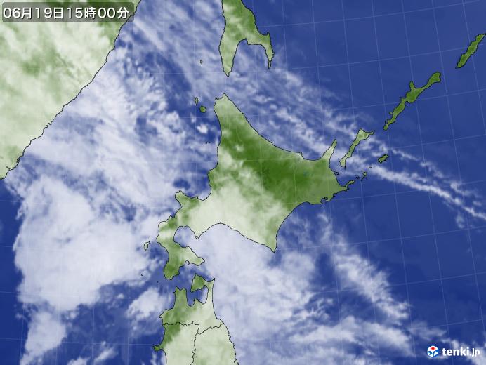 実況天気図(2021年06月19日)