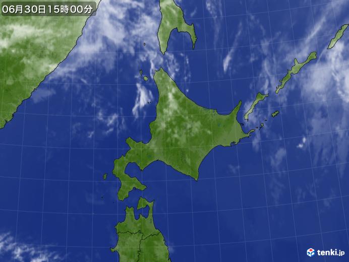 実況天気図(2021年06月30日)