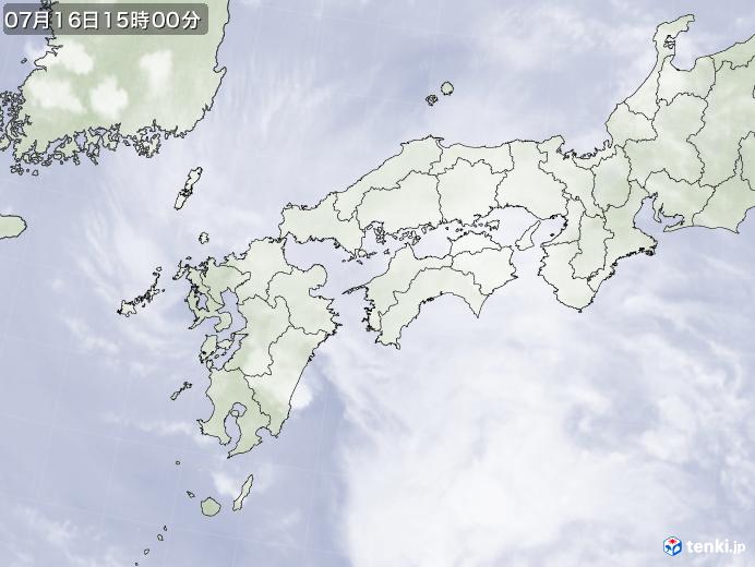 実況天気図(2021年07月16日)
