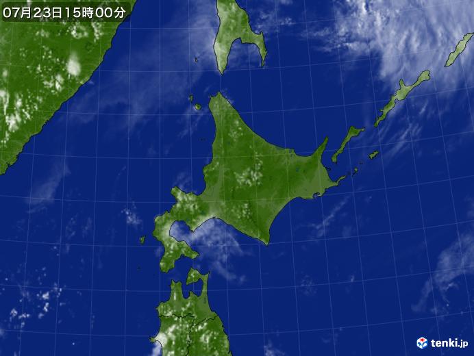 実況天気図(2021年07月23日)