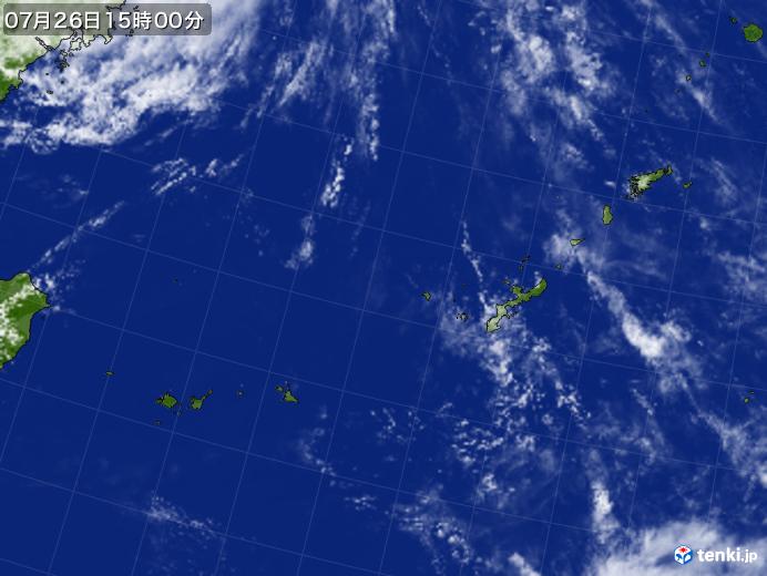 実況天気図(2021年07月26日)