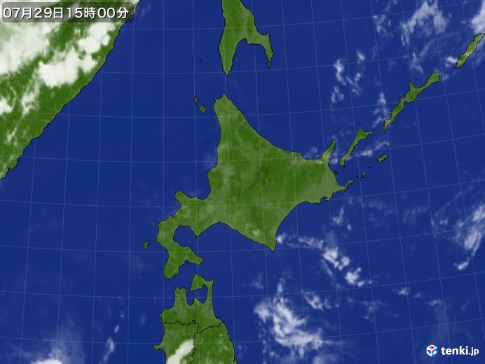 実況天気図(2021年07月29日)