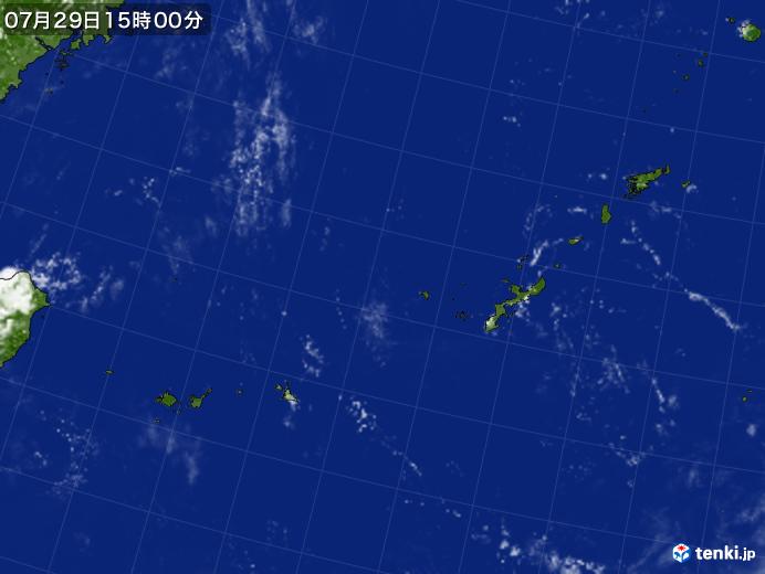 実況天気図(2021年07月29日)